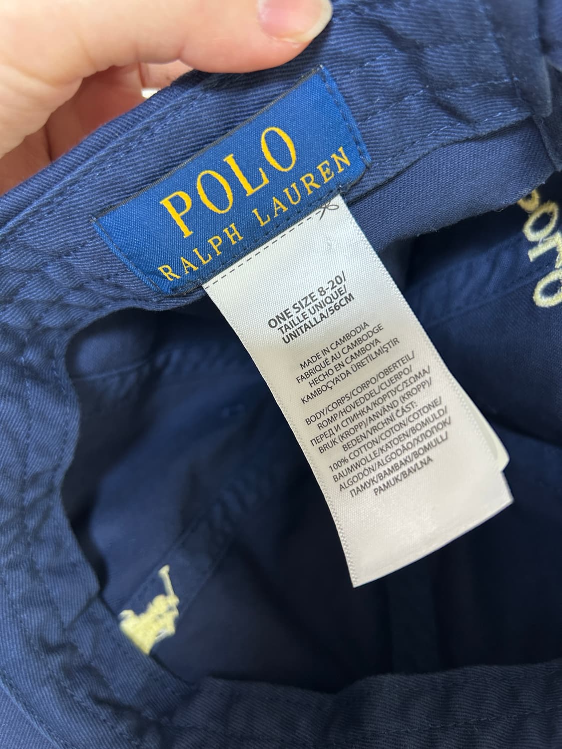 폴로 랄프로렌 네이비 볼캡 상품이미지4