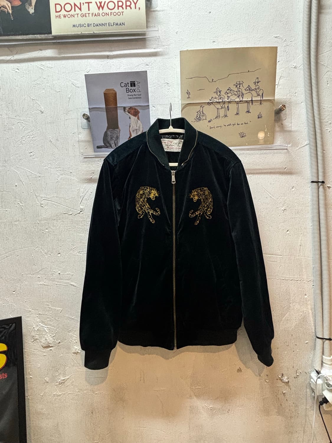 언더에어 벨벳 스카잔 다크 그린 상품이미지6