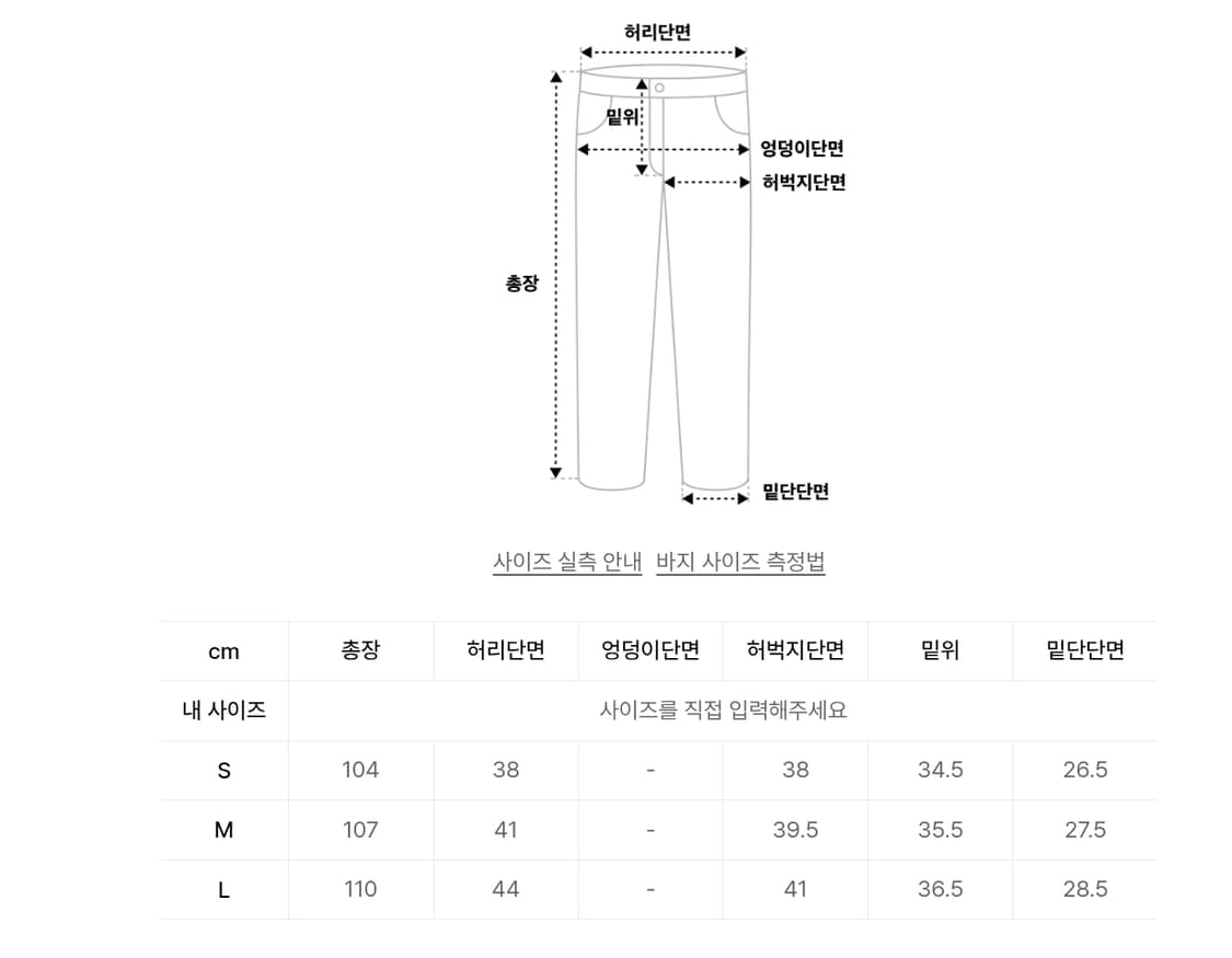 오와이 더블 레이어드 생지 데님 팬츠 셀비지 새깅 상품이미지2