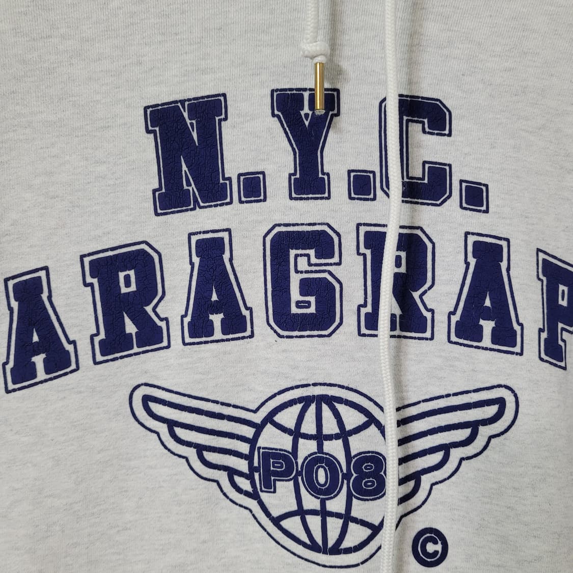 E808 [F] 패러그래프 NYC 후드 티셔츠 상품이미지3