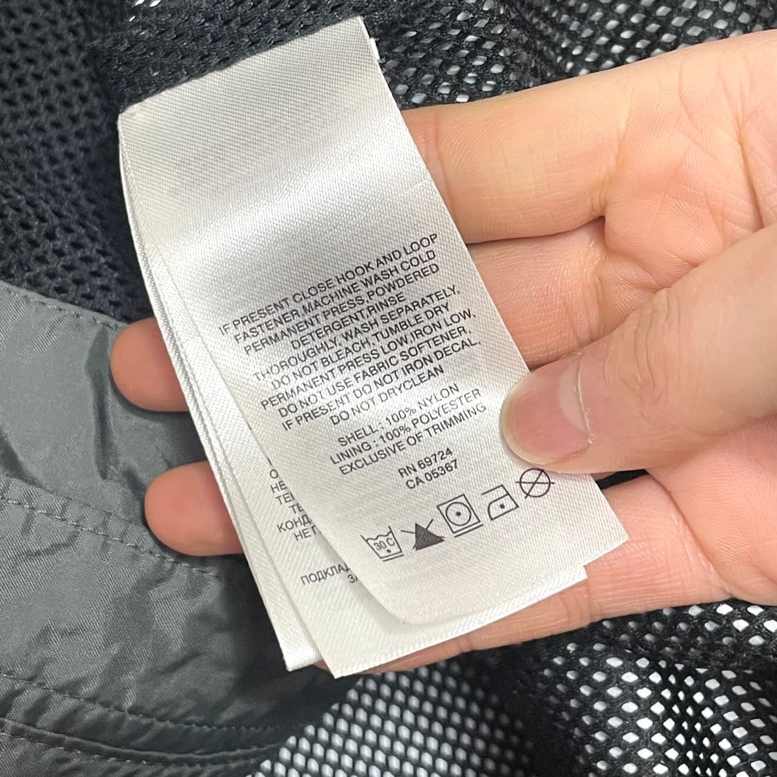 컬럼비아 차콜그레이 바람막이 점퍼 여성L 상품이미지4