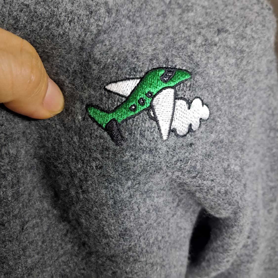 카스텔바작 자수 여성 방풍 니트 95(약66~날씬77) 상품이미지5