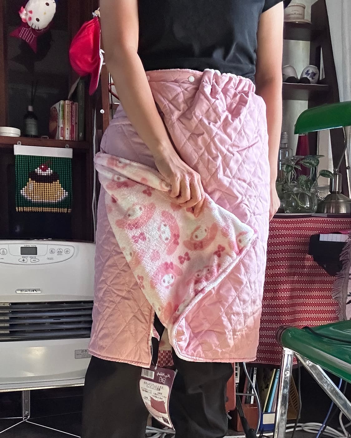 헬로 키티, 마이멜로디 3way 방한 블랭킷 스커트 상품이미지4