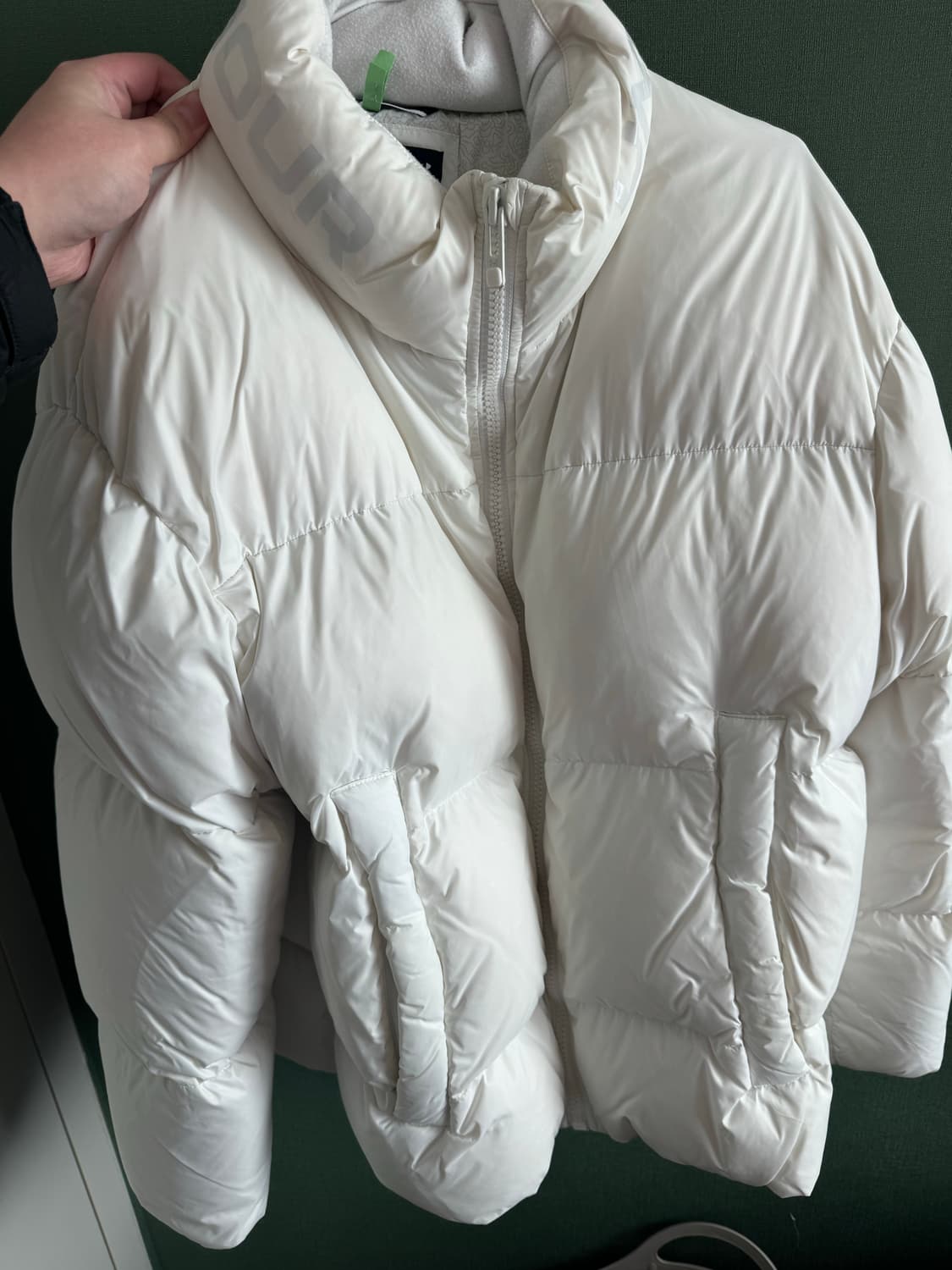 언더아머 2xl 흰색 콜드기어 인프라레드 다운 숏패딩 상품이미지2