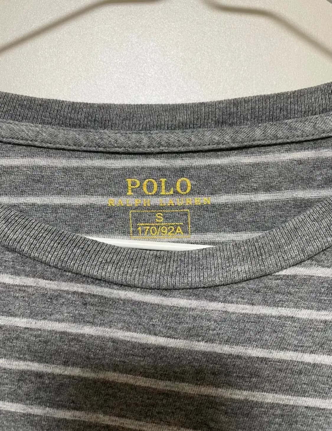 폴로 스트라이프 남성 반팔라운드티  S 사이즈 상품이미지2