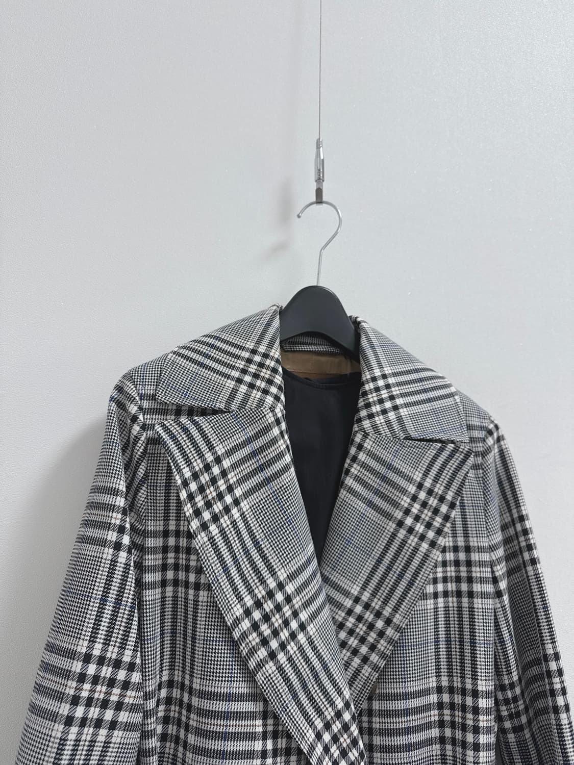 마시모두띠 체크 트렌치코트 상품이미지2