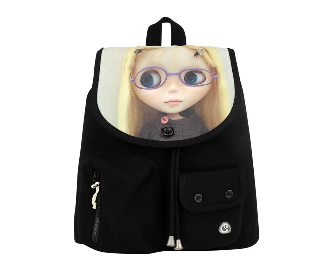 코이세이오 브라이스돌 피그먼트 다이드 백팩 블랙 상품이미지1