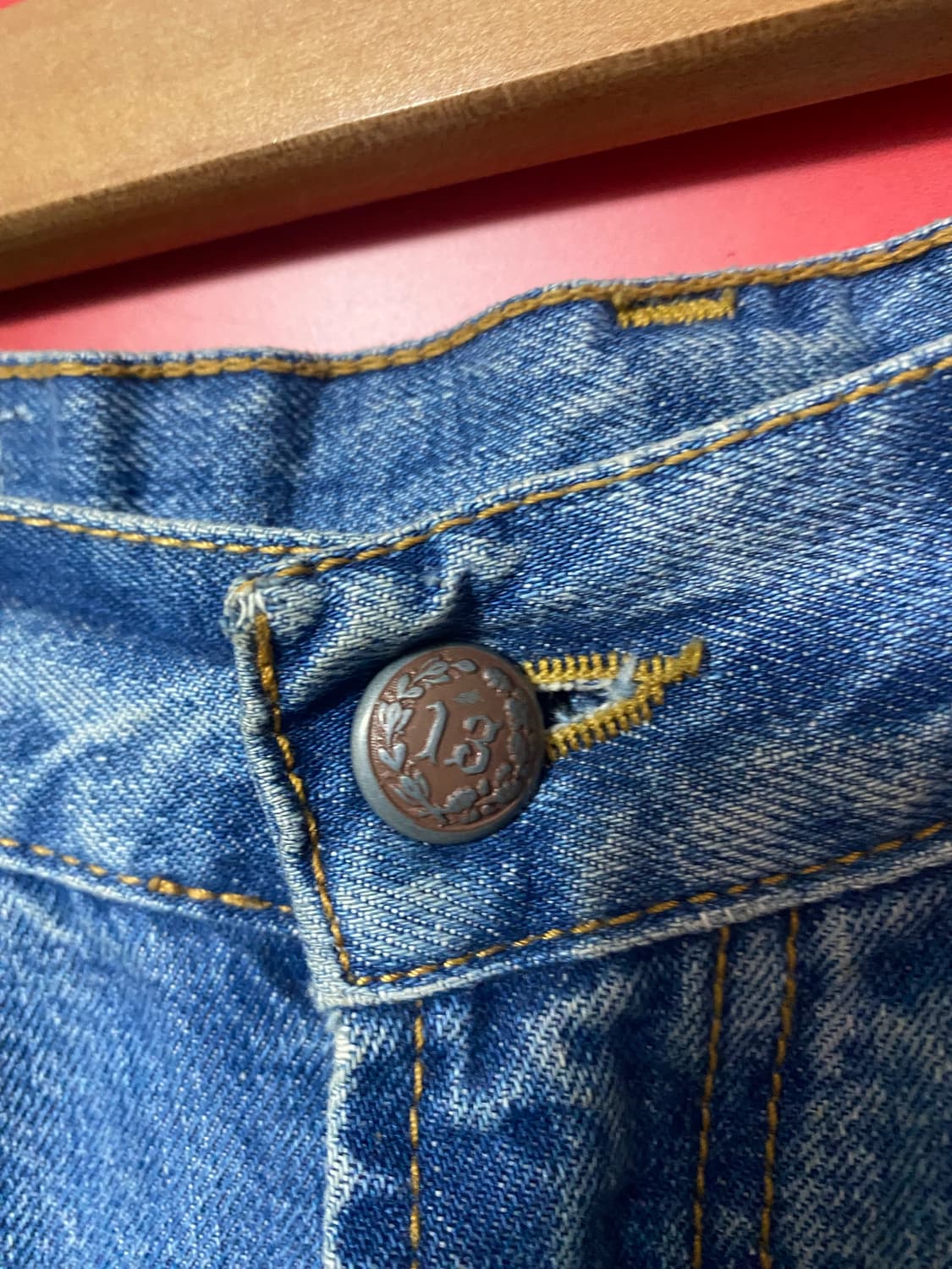 R13 글렌체크 데님 상품이미지7