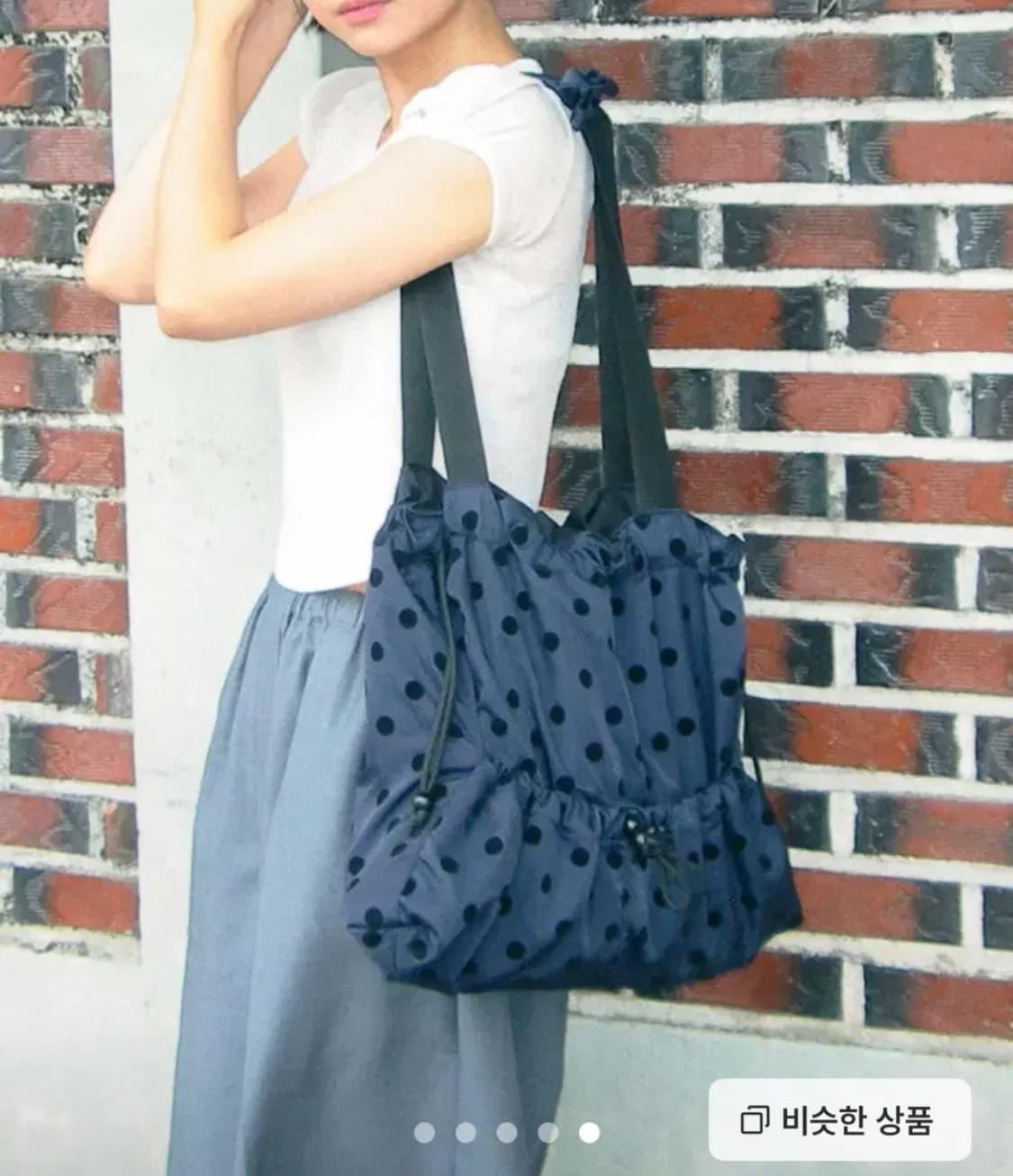 캔버스가든 도트 스트링 백 상품이미지2