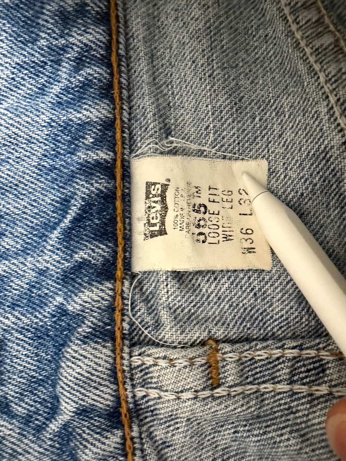 빈티지 리바이스 565 made in usa🇺🇸 상품이미지4