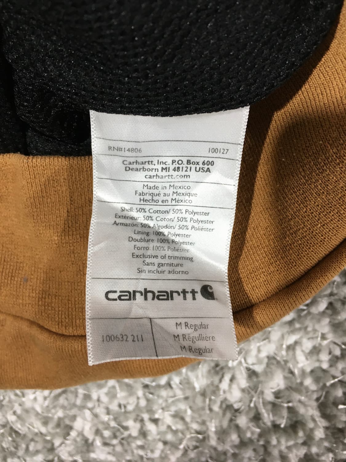 칼하트 집업 상품이미지5