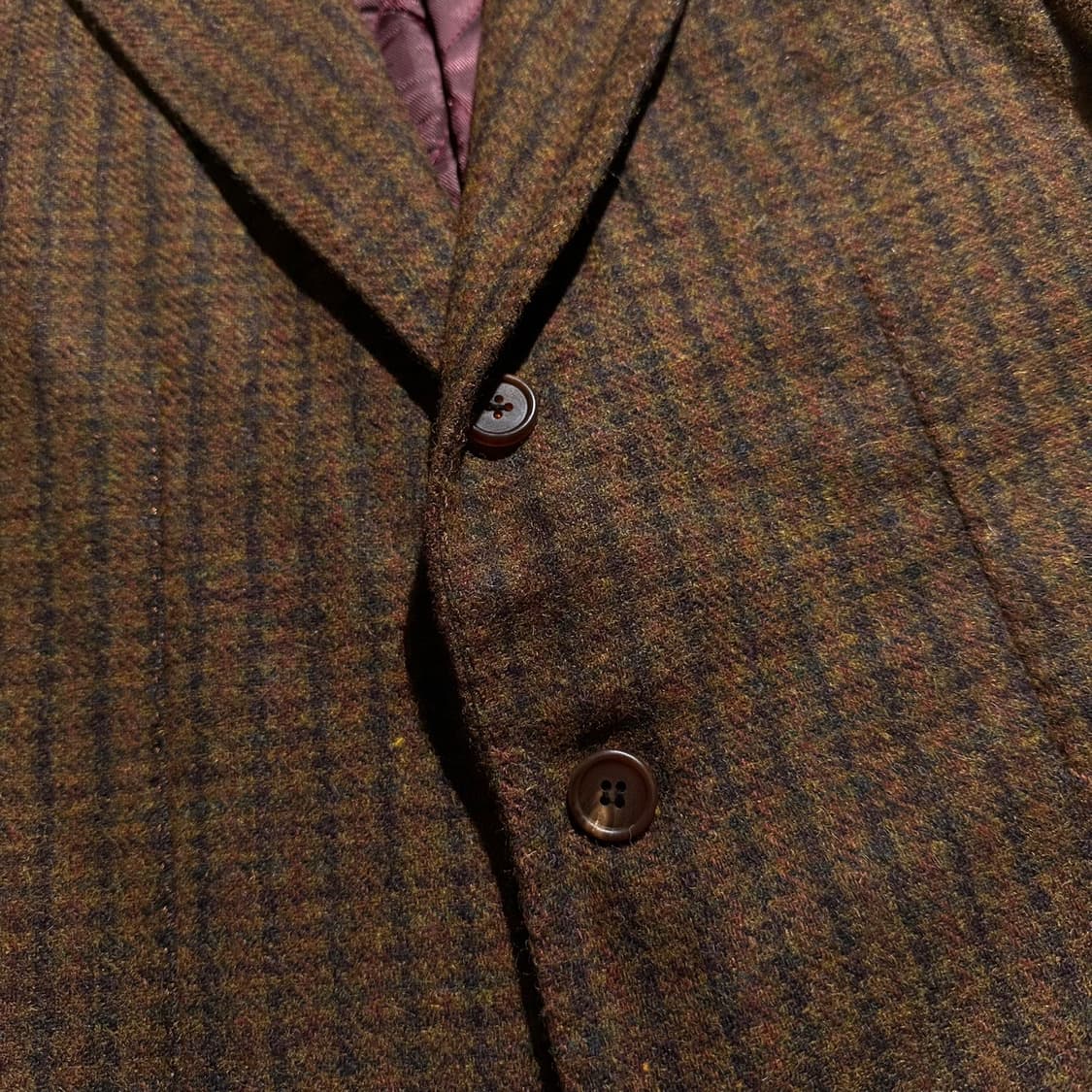 해리스 트위드 체크 싱글 3B 블레이저 자켓 상품이미지6