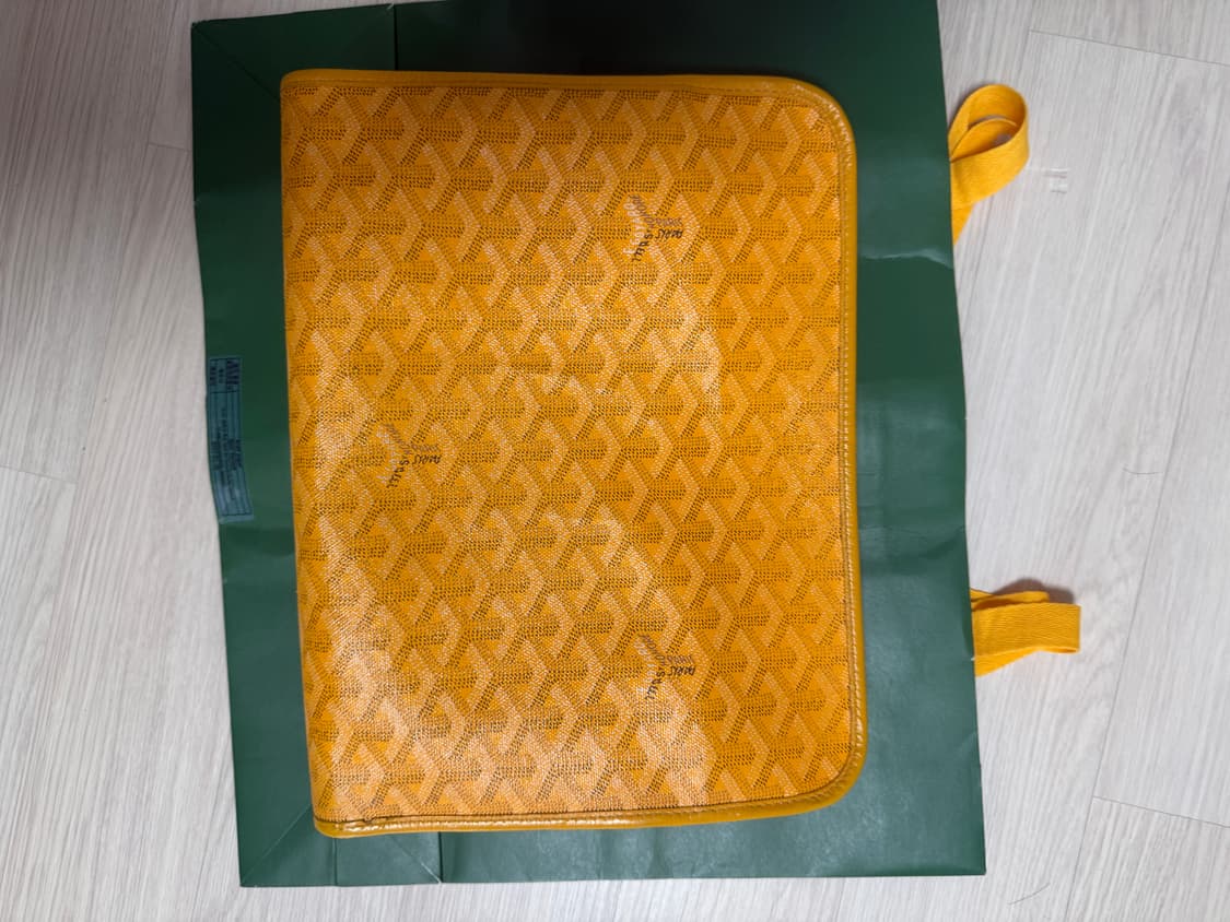 고야드 스페셜 엘로우 쥬방스 클러치 상품이미지2