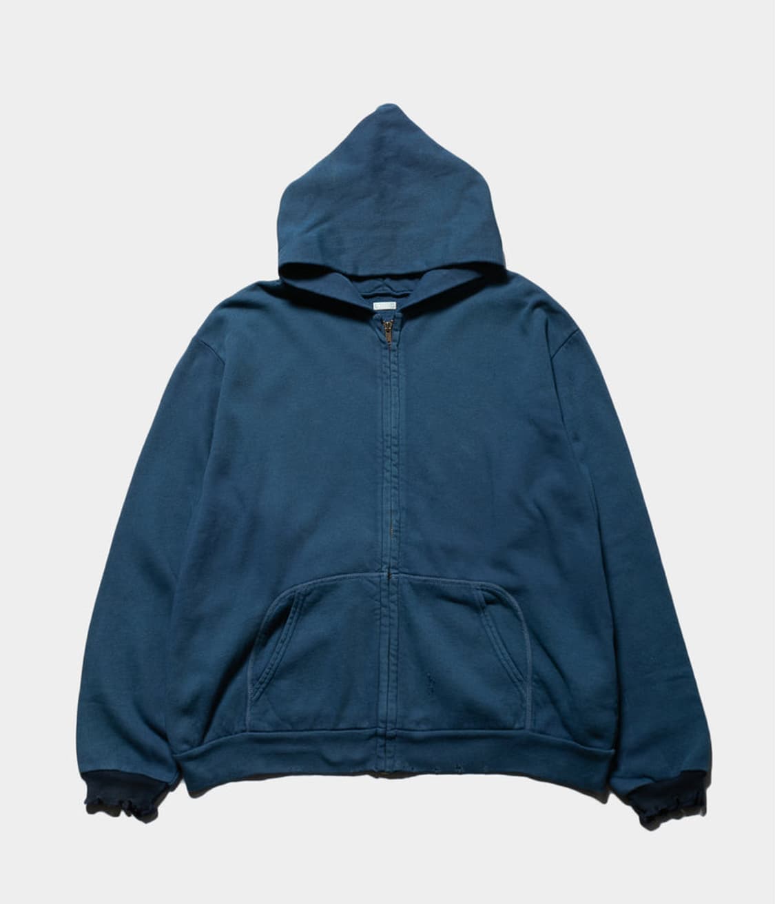 [4] 아프레쎄 26ss 빈티지 후드 집업 네이비 상품이미지1