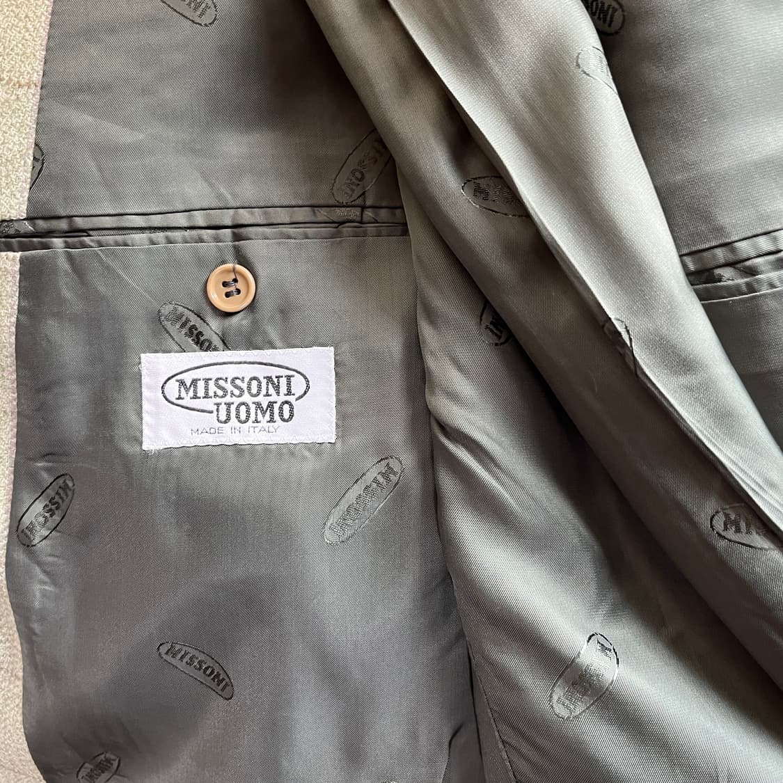 Missoni Ummo 미쏘니 캐시미어 울 트위드 더블 자켓 Made i 상품이미지3