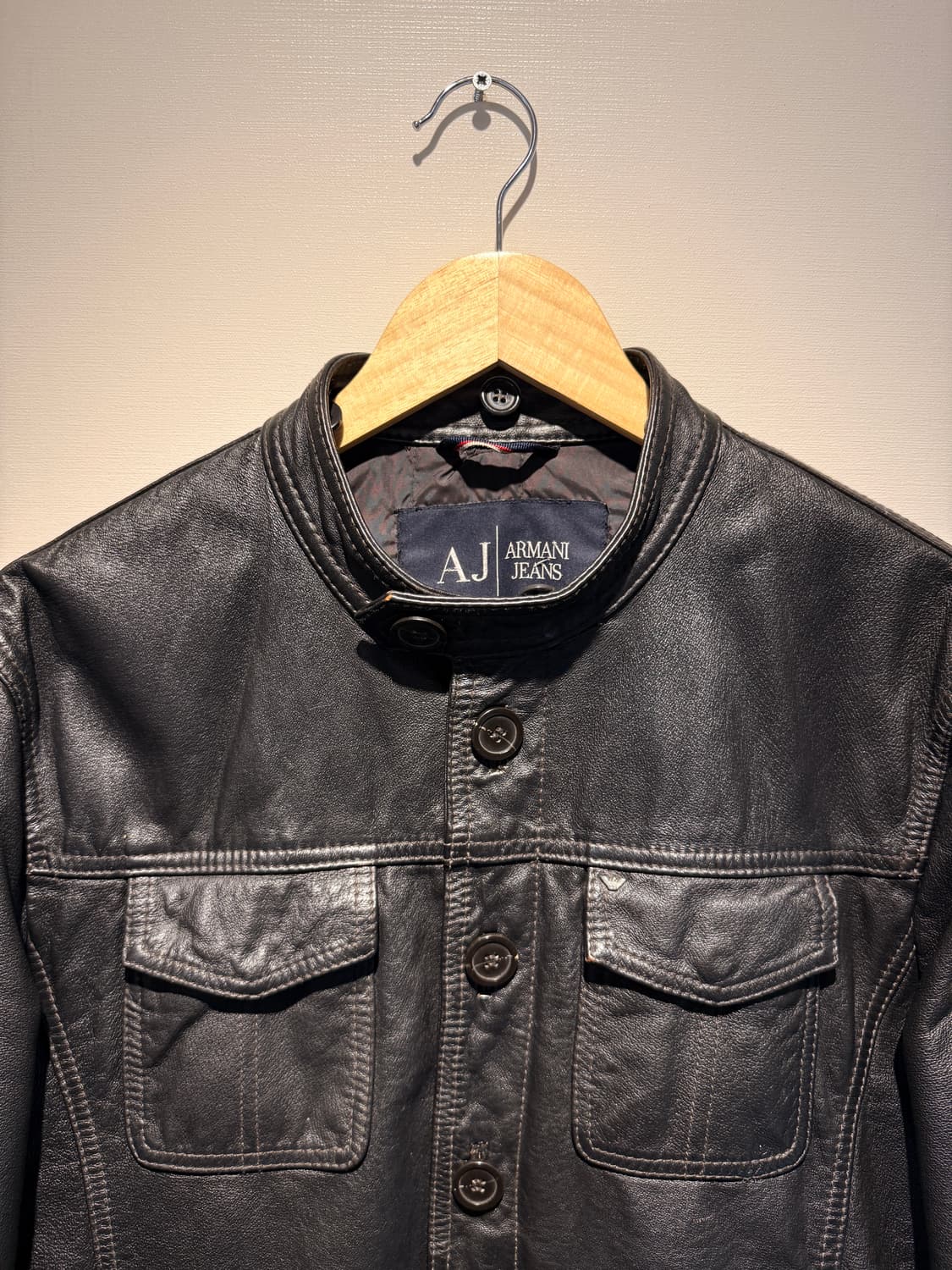 00s Leather Trucker Jacket 상품이미지5
