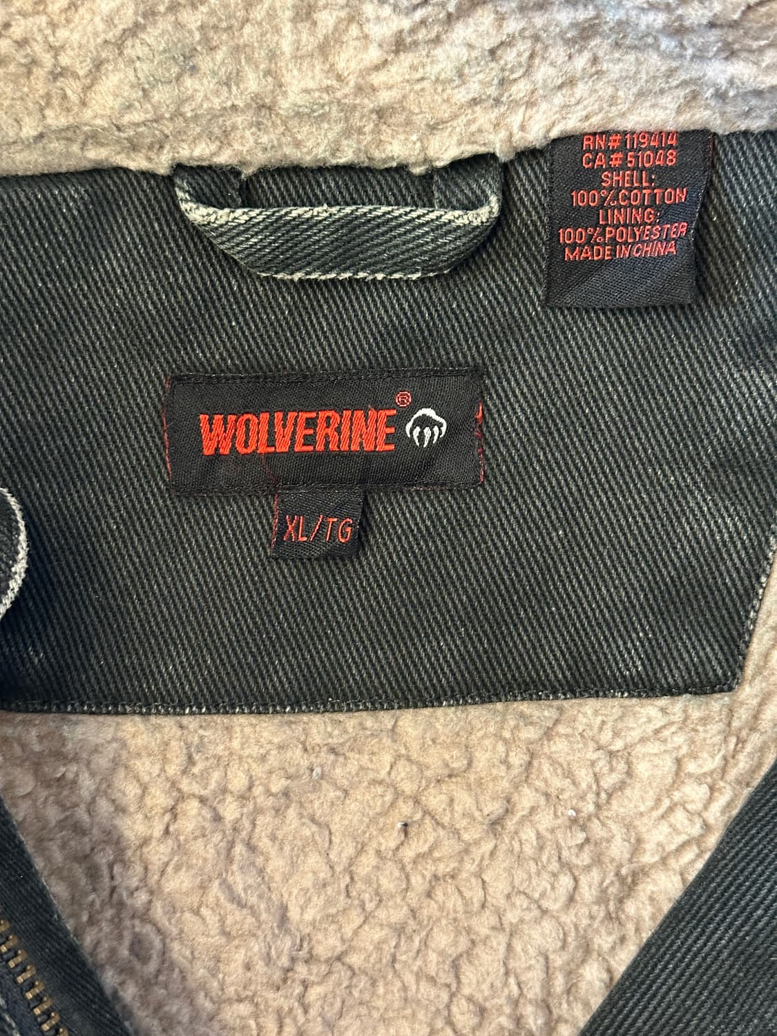 울버린 업랜드 워시드 쉐르파 베스트 조끼 XL 상품이미지4