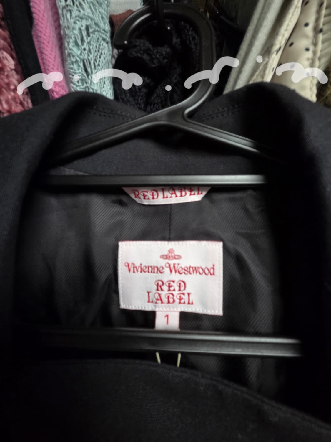 비비안웨스트우드 데드스탁 긱시크 니혼진 블랙자켓 상품이미지3