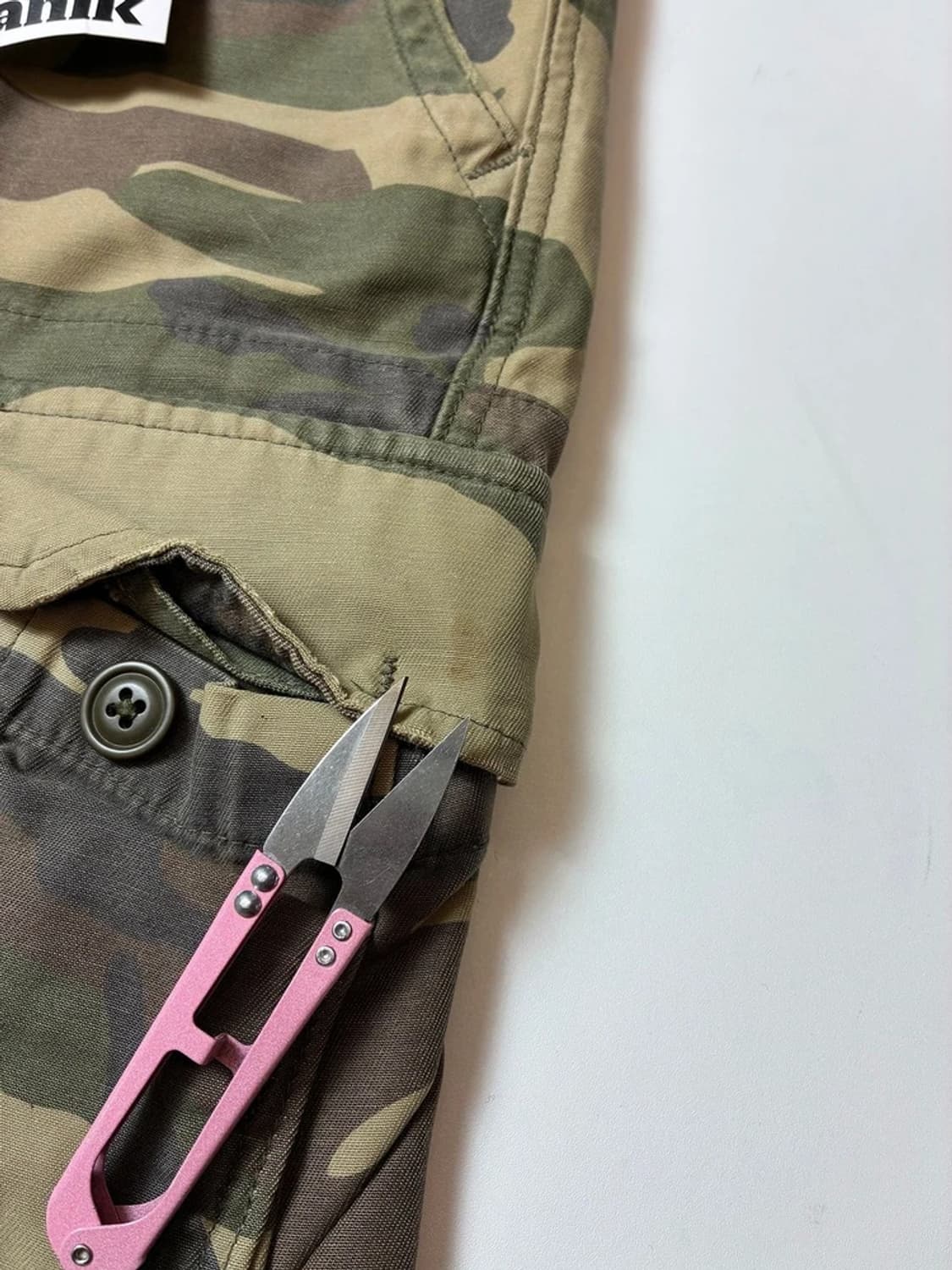 아베크롬비 앤 피치 00's 카모 패턴 카고 와이드 반바지 PN9076 상품이미지6