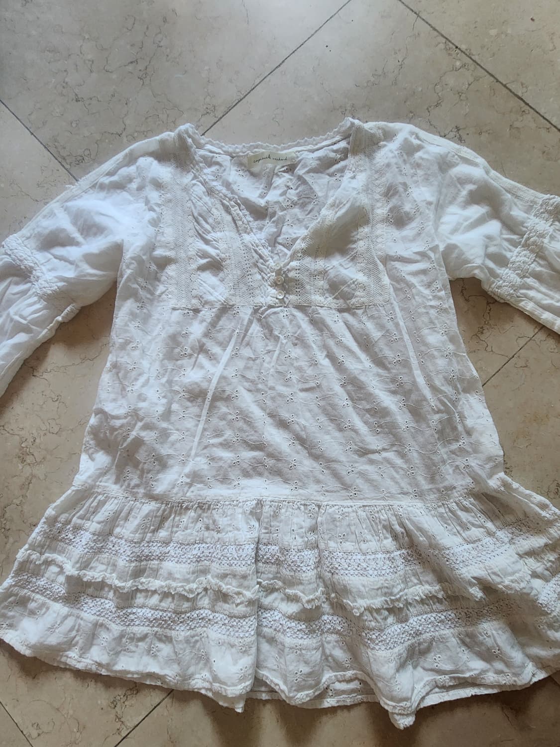 빈티지 모리걸 레이스 블라우스 상품이미지1