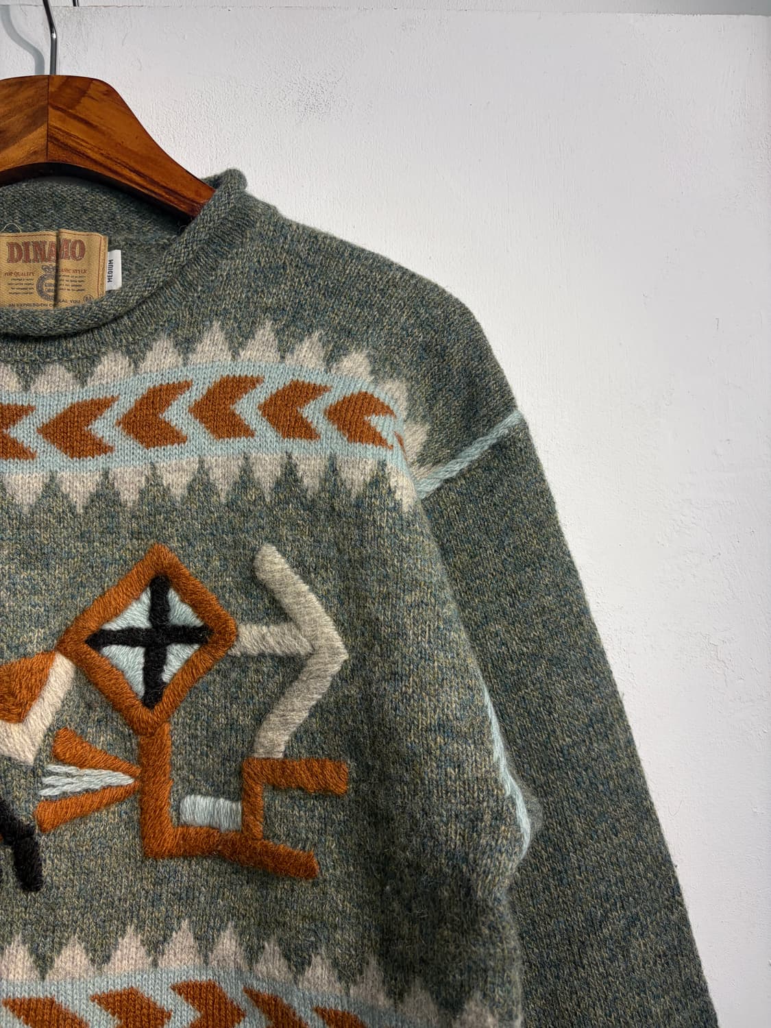 wool 100% vintage 니트  울 100% 상품이미지6