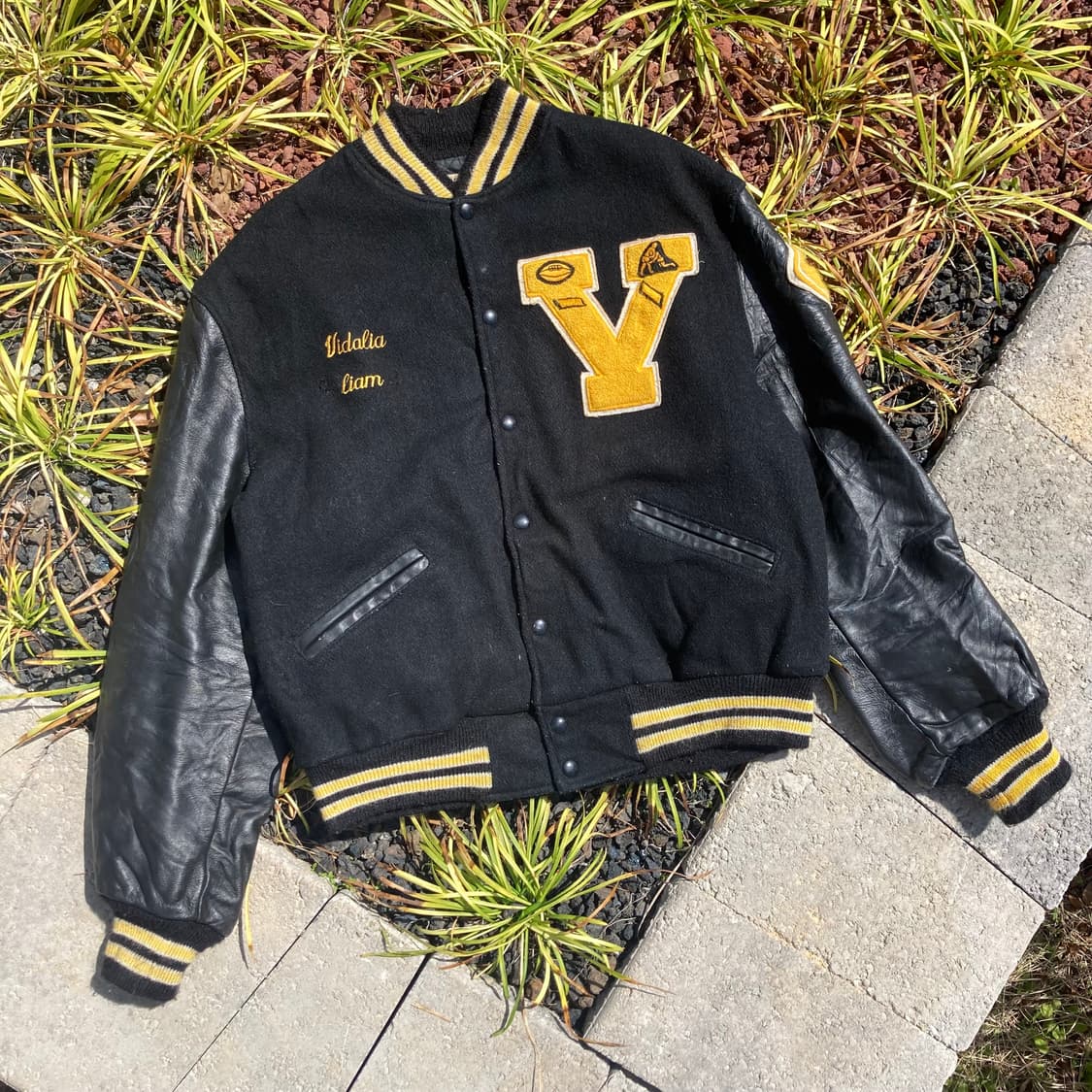 80‘s usa vidalia 레터맨 자켓 바시티 자켓 상품이미지1