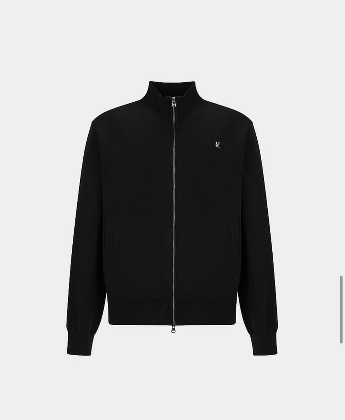 NOICE 니트 집업 가디건 블랙 L 새상품 상품이미지2