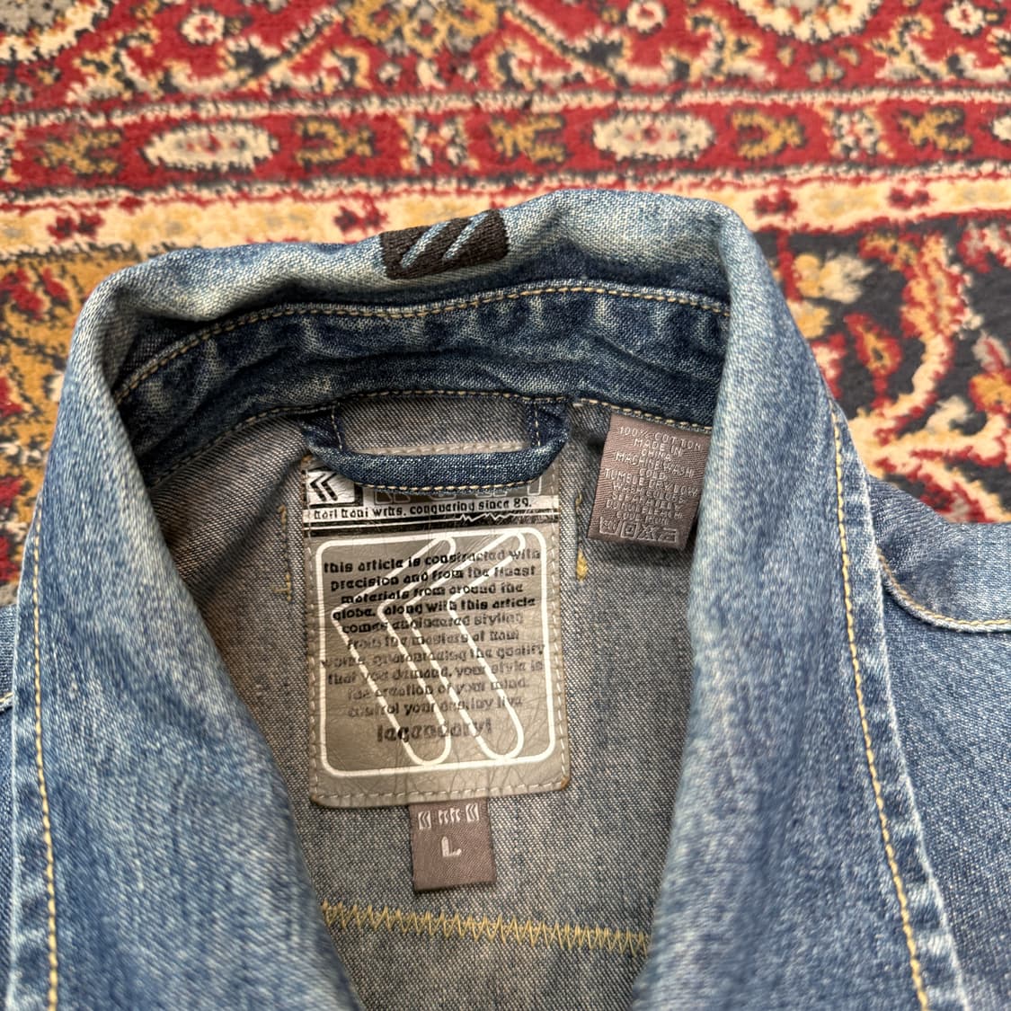 칼 카니 패치워크 데님 셔츠 자켓 [ 105 ] 상품이미지5