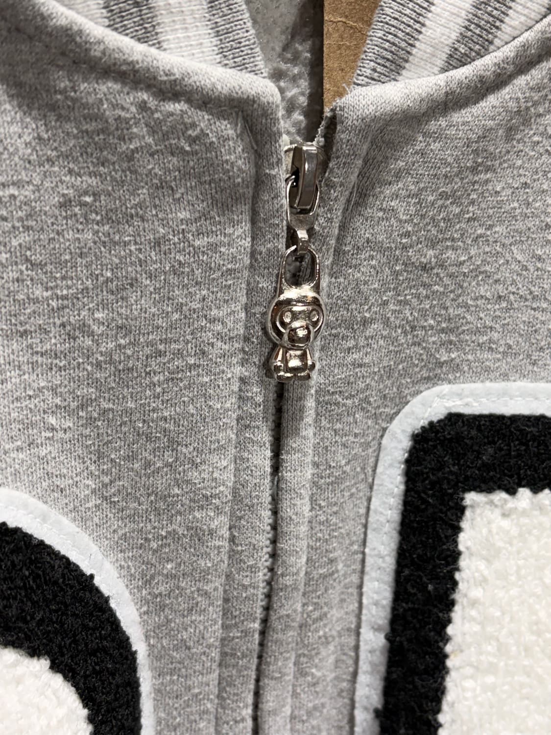 XXL 베이프 BABY 마일로 빅패치 코튼 바시티 상품이미지6