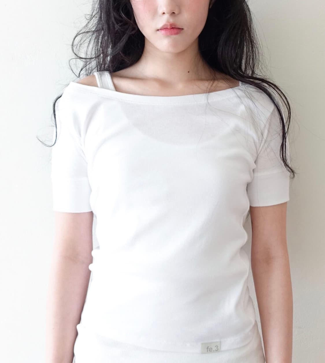 [새상품/당일배송] 샵페어리 립 하프 탑, 샵페어리 반팔티셔츠 슬리브 상품이미지3