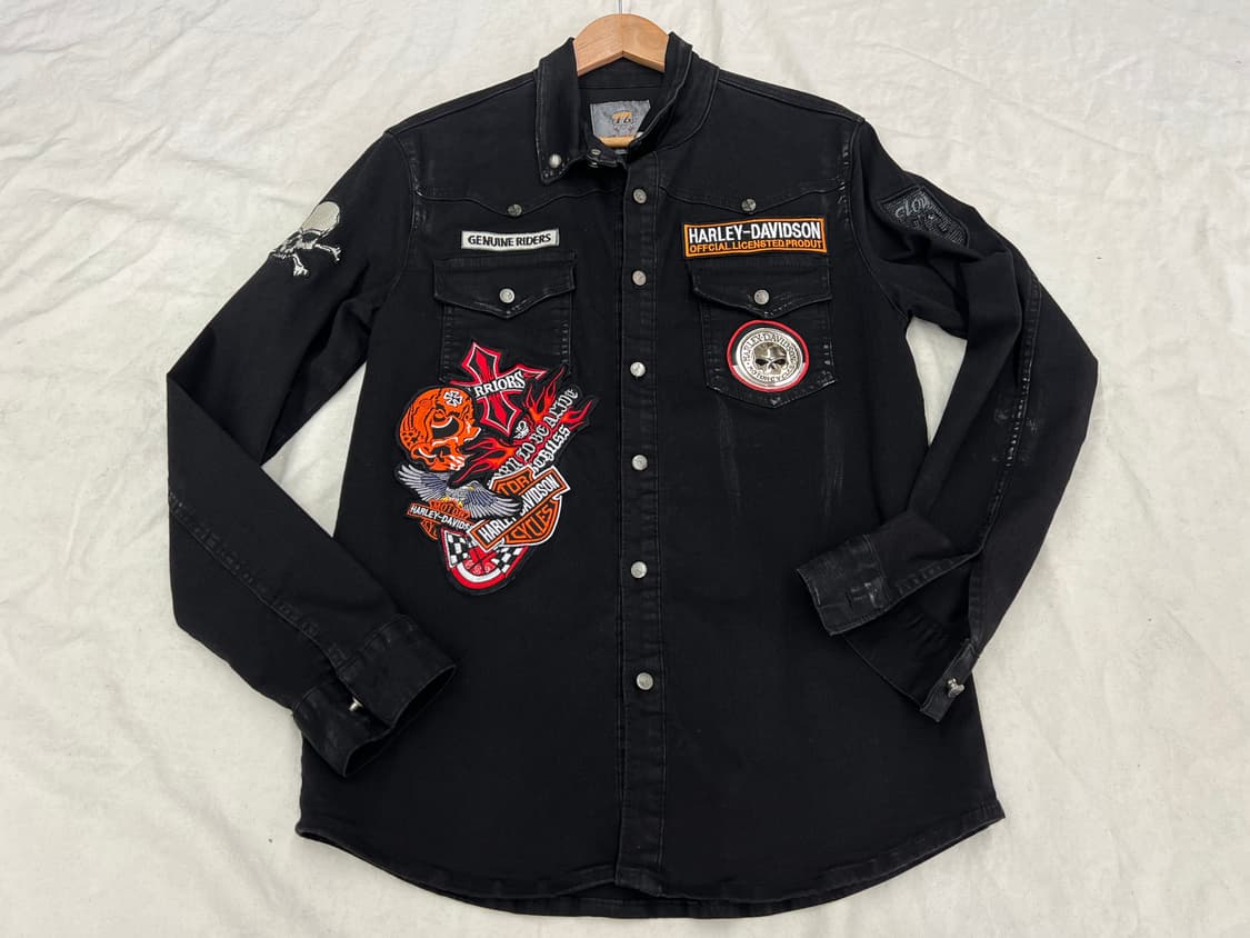 8835 블랙워싱 스컬 할리 NB  상품이미지5