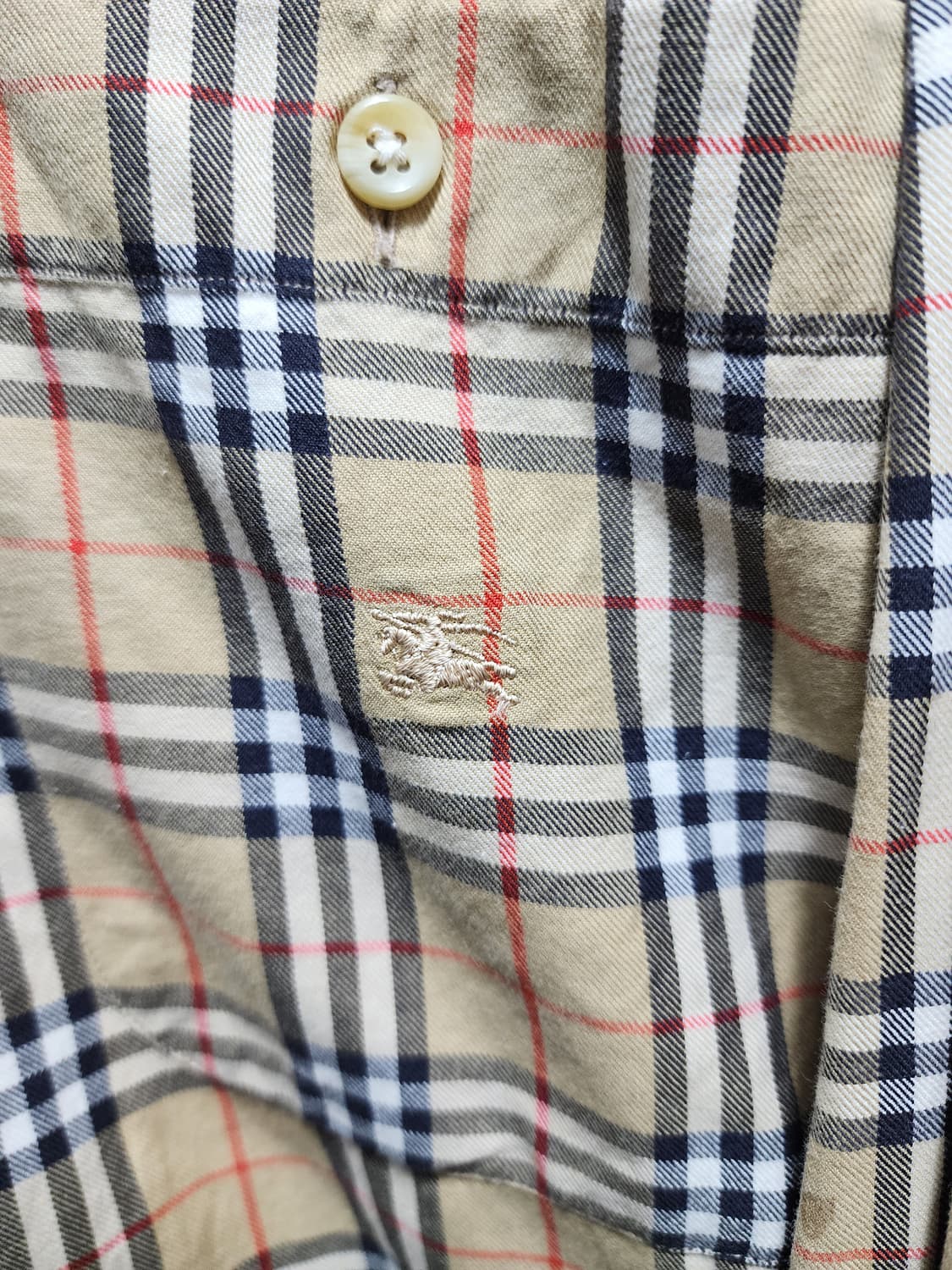 버버리 노바체크 클래식 셔츠 (usa made) 상품이미지4
