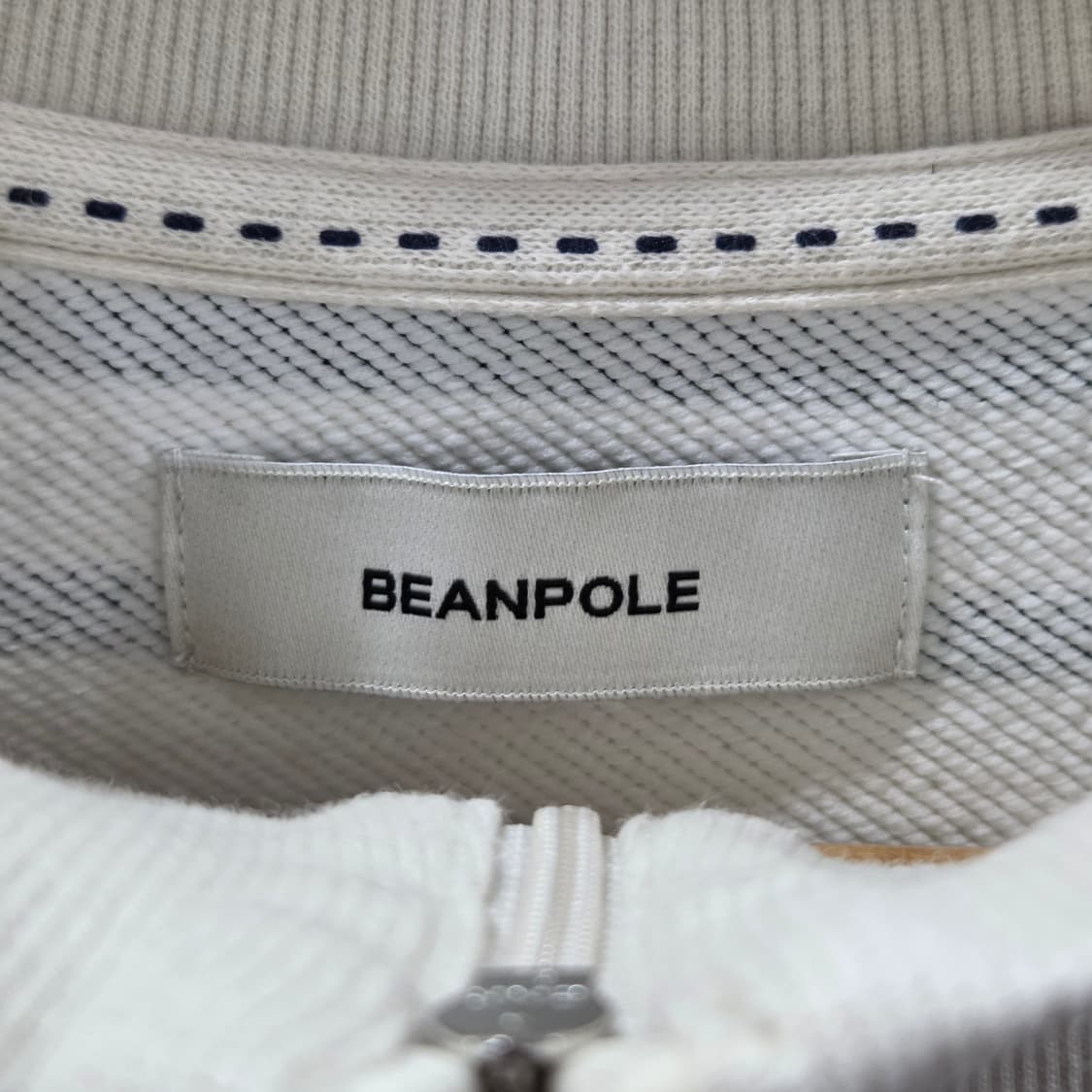 빈폴 키즈 풀오버 하프집업 스트라이프 맨투맨 165/12/13 상품이미지3