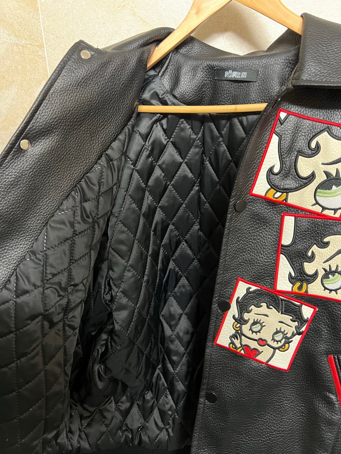 베티붑 바시티 가죽자켓 상품이미지5