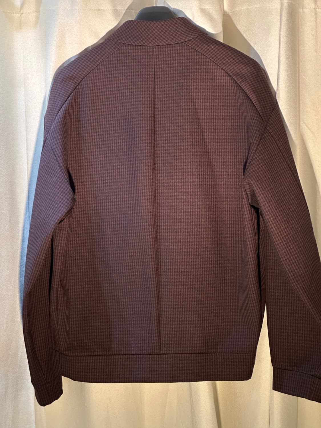 N°21 누메로벤투노 체크 집업 블루종 자켓 판매 상품이미지7