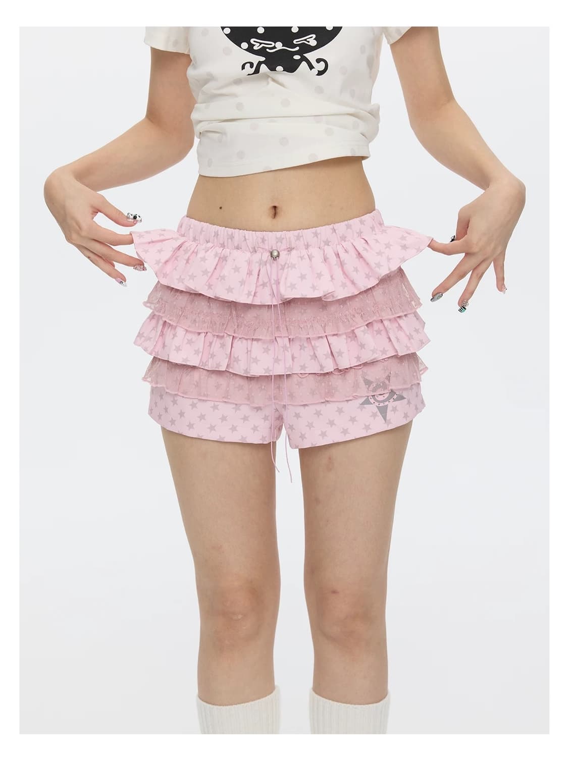 betweenand star polka dot cake skirt 상품이미지1