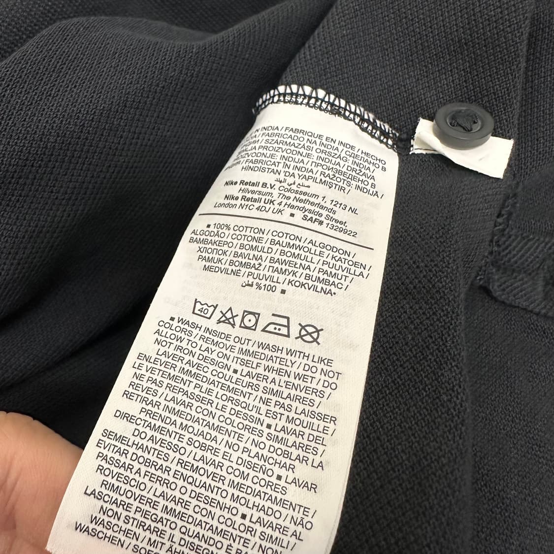 NIKE 나이키 카라티 반팔티셔츠 블랙 105(XL) 상품이미지7