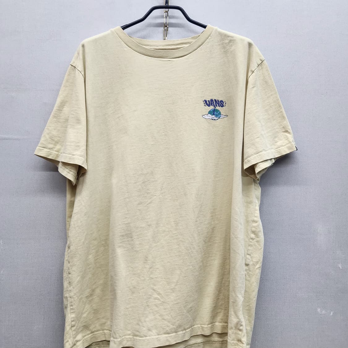 반스 오프더월 지구본 백 프린팅 반팔티 XL(XL) 남여공용 상품이미지2