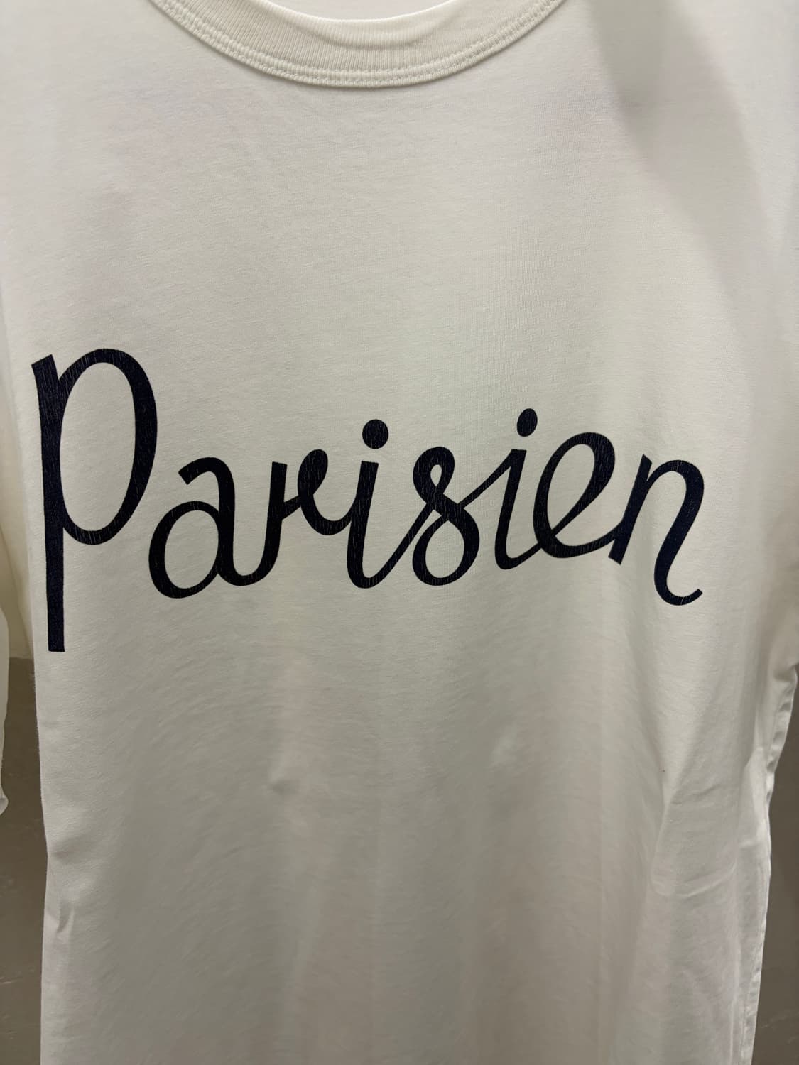 메종키츠네 파리지앵 티셔츠 화이트 L 상품이미지4