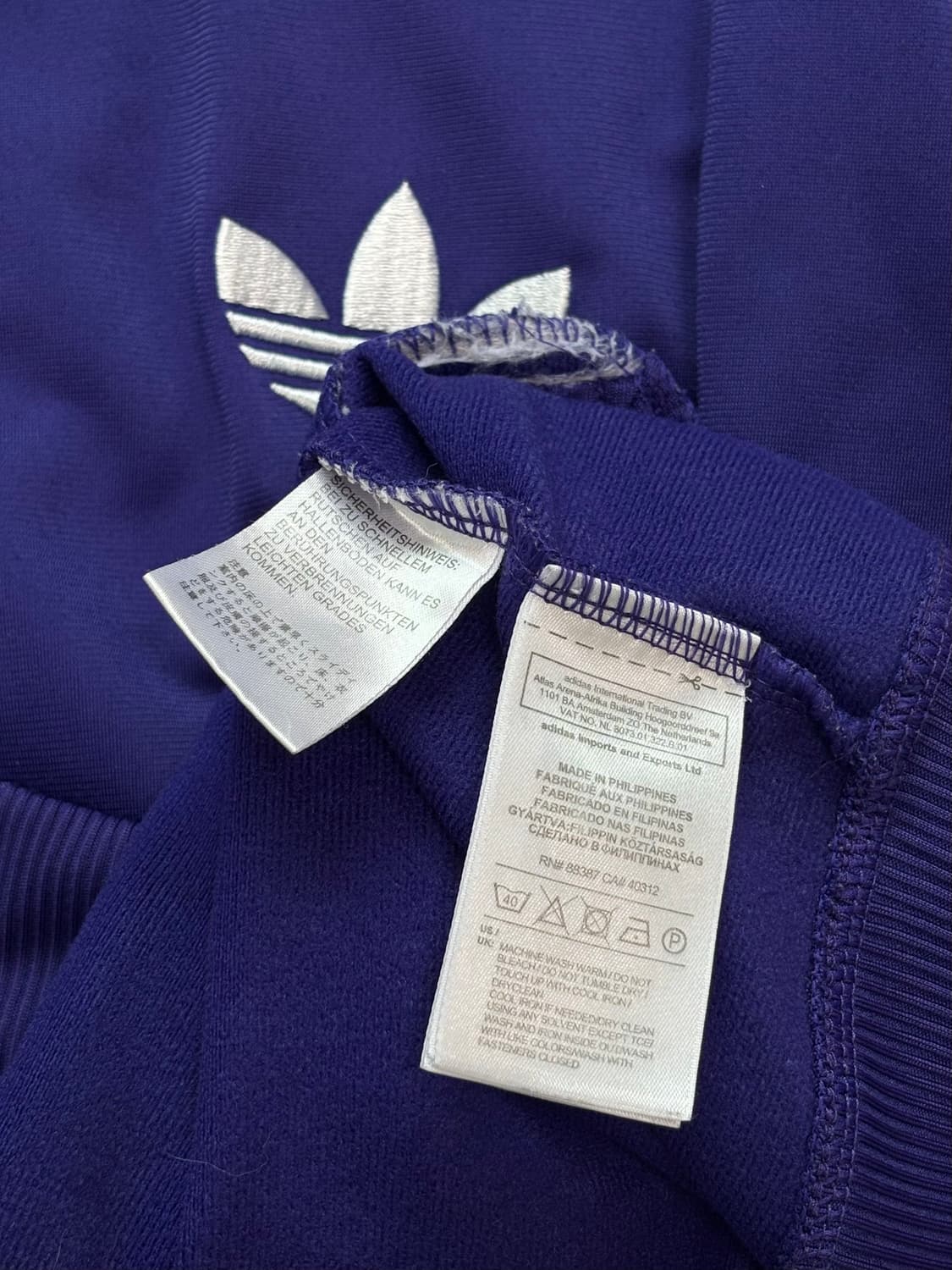 Adidas 아디다스 퍼플 파이어버드 트랙탑 상품이미지6