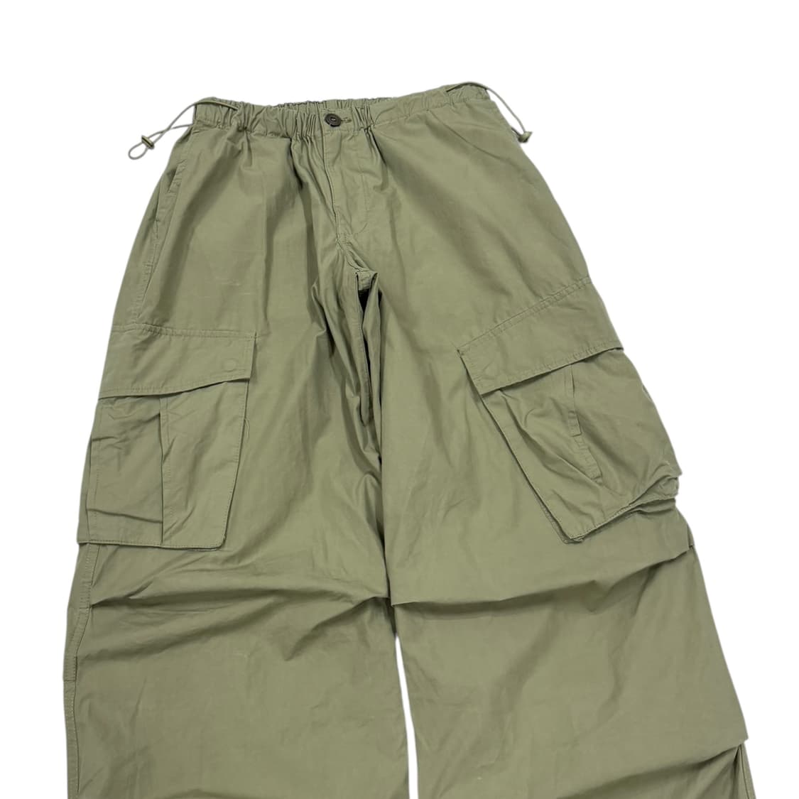 에즈이프캘리 파라슈트 코튼 카고팬츠 카키 상품이미지2