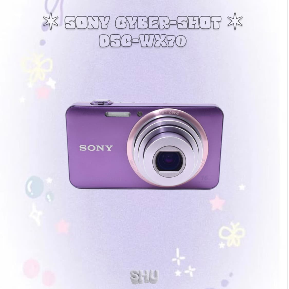 소니 사이버샷 DSC-WX70 빈티지 디카  퍼플 상품이미지3