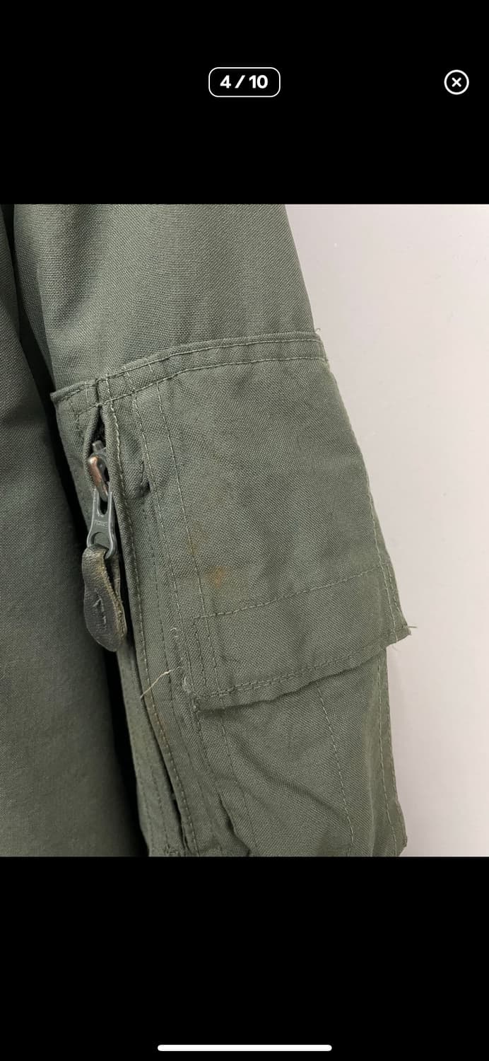 빈티지 공군 카키 항공 자켓 A3218 상품이미지4