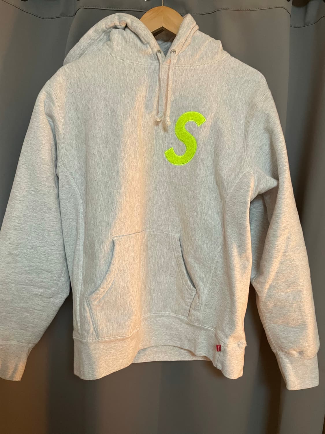 슈프림 s 로고 후드 라이트 그레이 m 상품이미지1