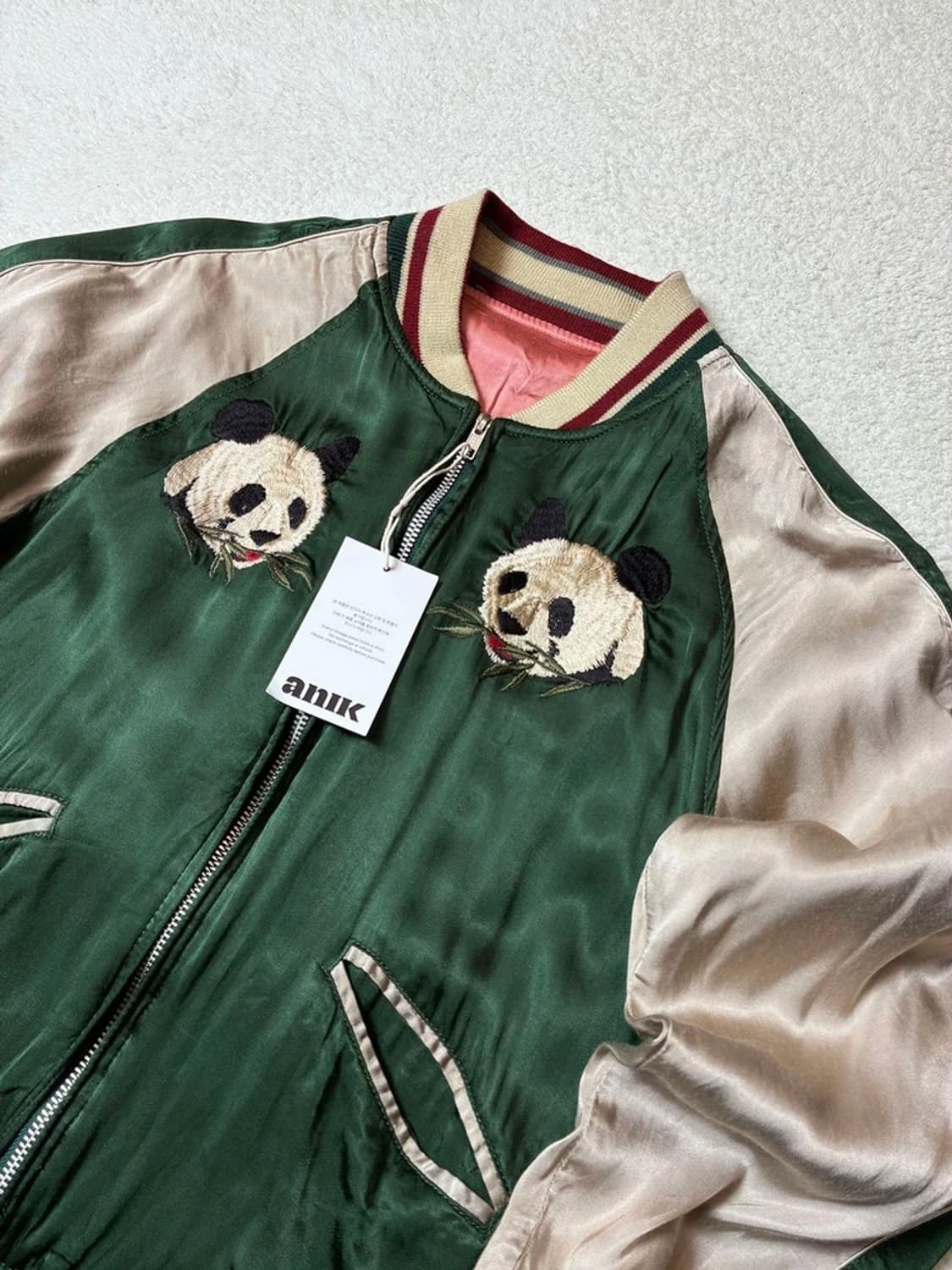 휴스턴 00's 재팬 리버시블 자수 크롭 스카잔 자켓 PN6360    상품이미지7