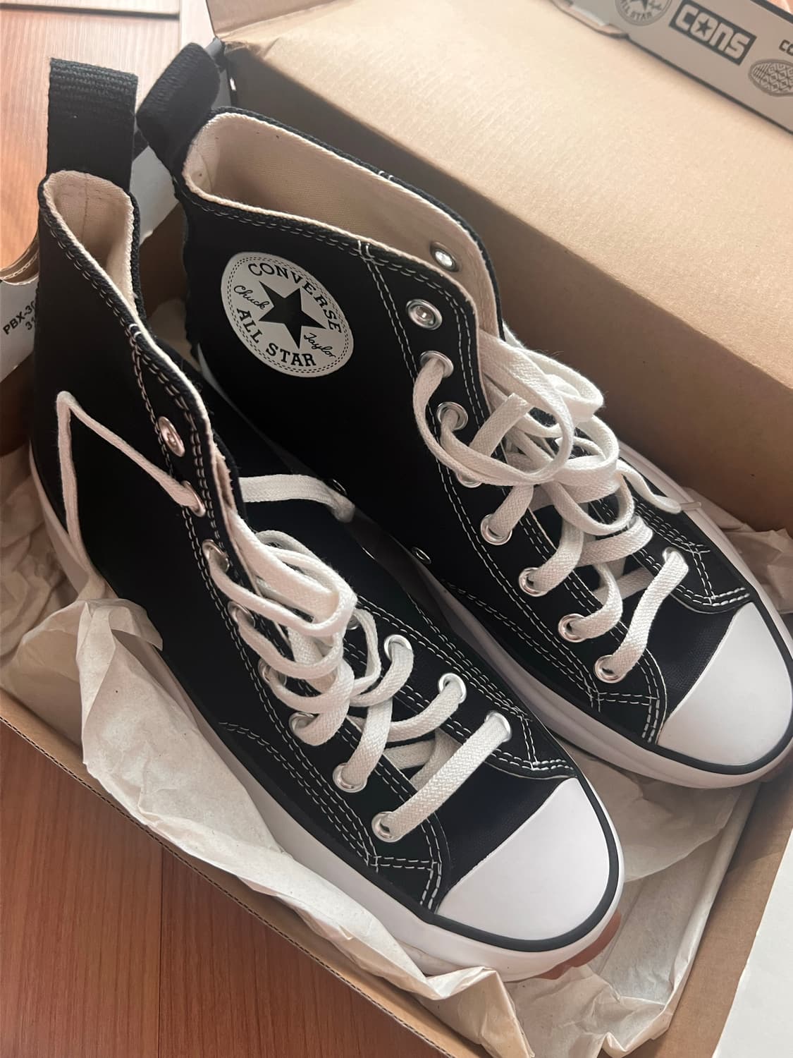 컨버스 런스타 하이크 블랙 새제품 상품이미지2