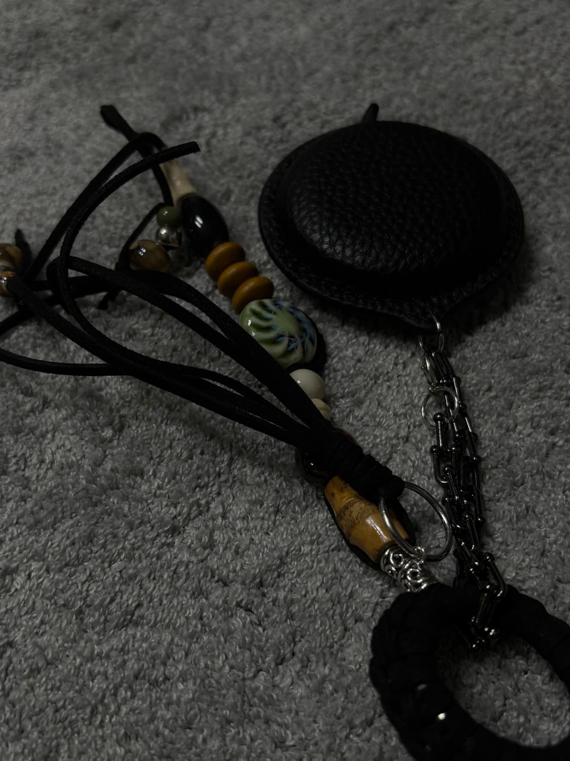 Gothic punk enthic stones ruler charm 상품이미지4