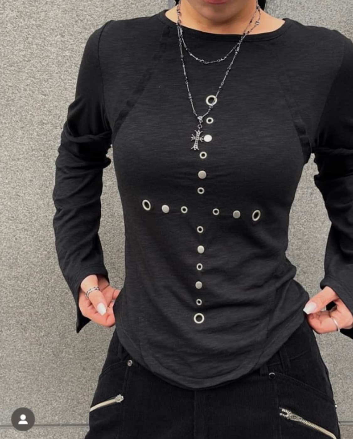 0104 공일공사 패치 리벳 롱슬리브 상품이미지2