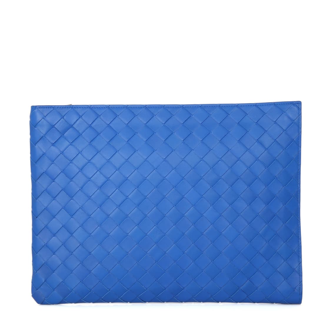 보테가베네타 인트레치아토 블루 지퍼 클러치 607479 상품이미지1