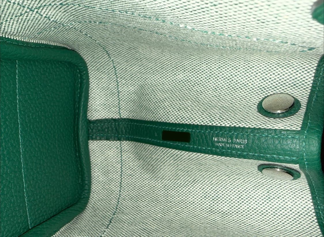 (풀구성/새상품급) 에르메스 가든파티 23 미니 캔버스 백 상품이미지9